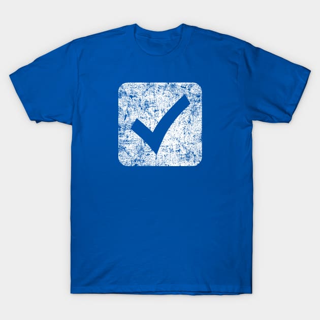 Check Box - Distressed - Checkbox - T-Shirt | TeePublic
